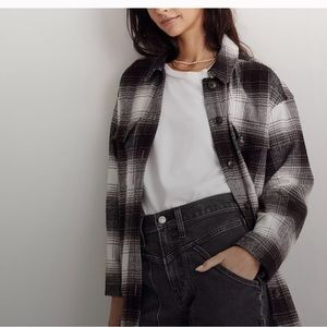 Madewell Twill Flannel Shacket